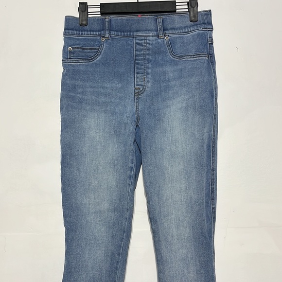 SPANX Light Vintage Wash High Rise Ankle Skinny Jeans Size Medium - Picture 3 of 10